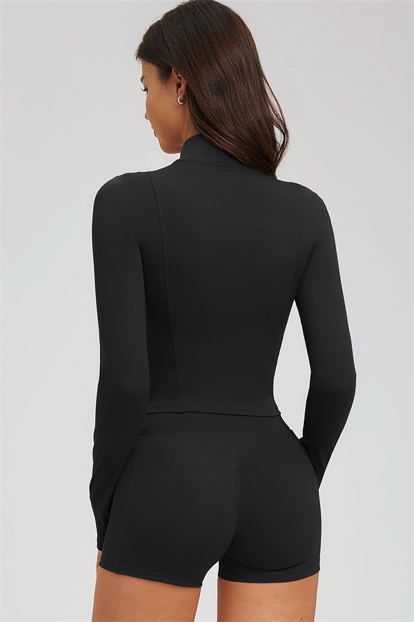 The Sizzle Zip Jacket Shorts | 2-Piece Set