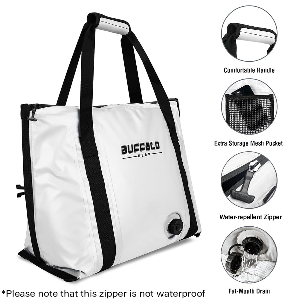 Buffalo Gear Fish Cooler Bag with Flat Bottom | 37Q