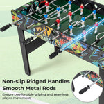 37" Mini Foosball Table 2-in-1 Game Table with Detachable Legs for Tabletop | Black