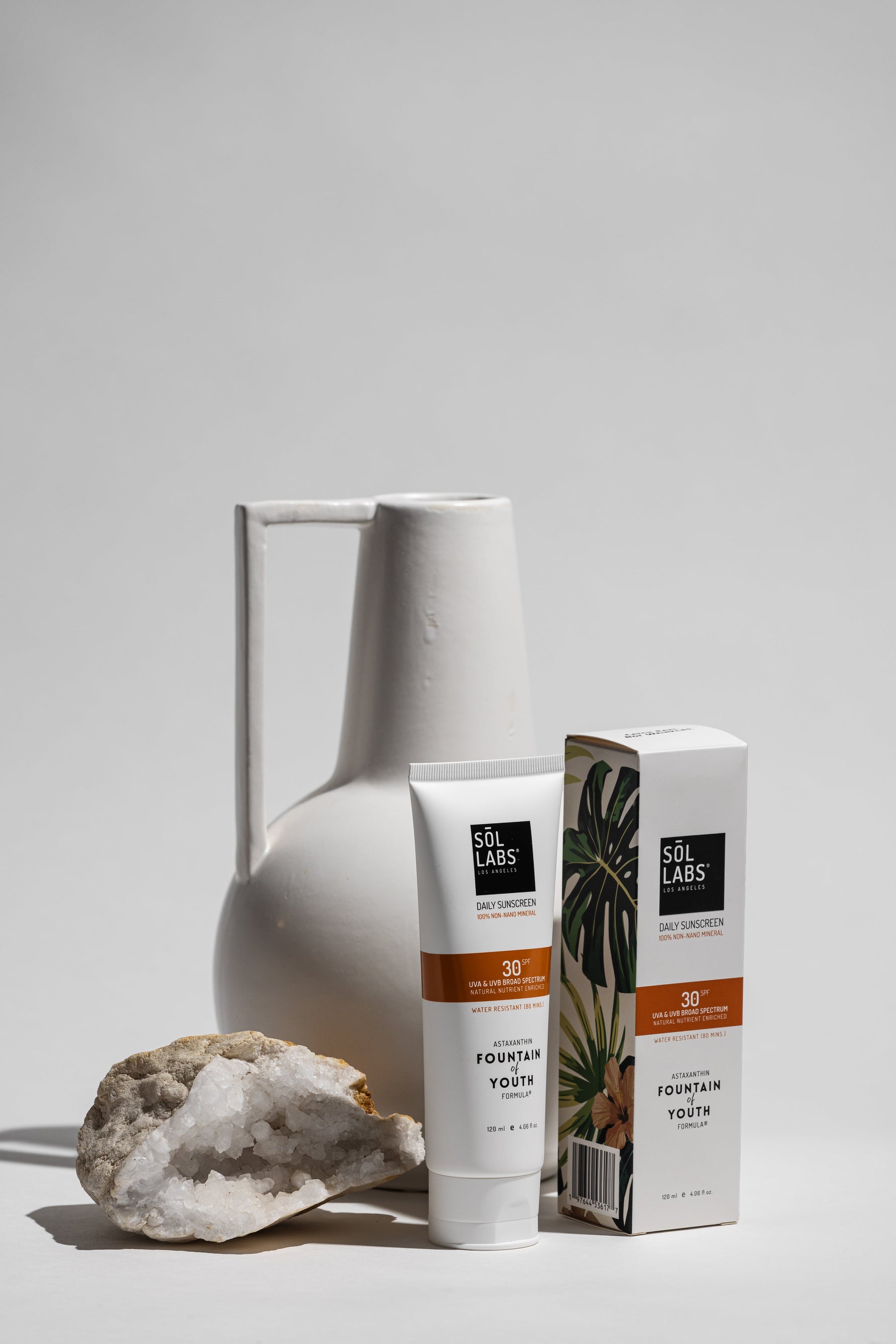 SOL LABS® Natural Mineral SPF 30 Daily Sunscreen Lotion | Broad Spectrum UVA/UVB Protection & Hydrating Formula