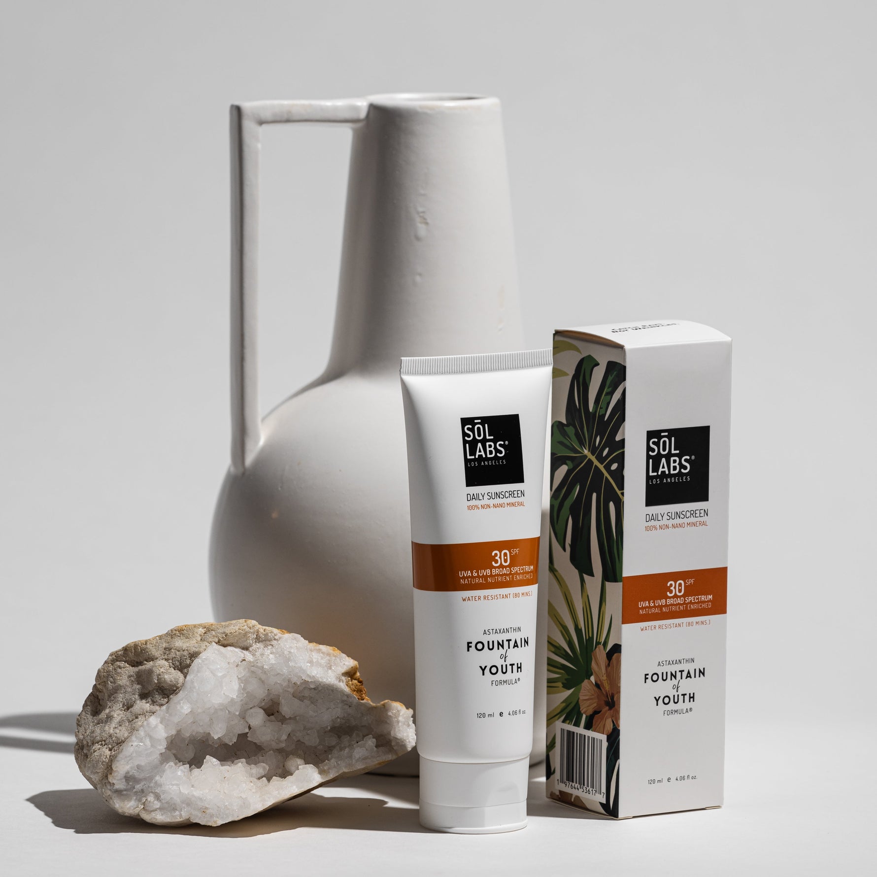 SOL LABS® Natural Mineral SPF 30 Daily Sunscreen Lotion | Broad Spectrum UVA/UVB Protection & Hydrating Formula