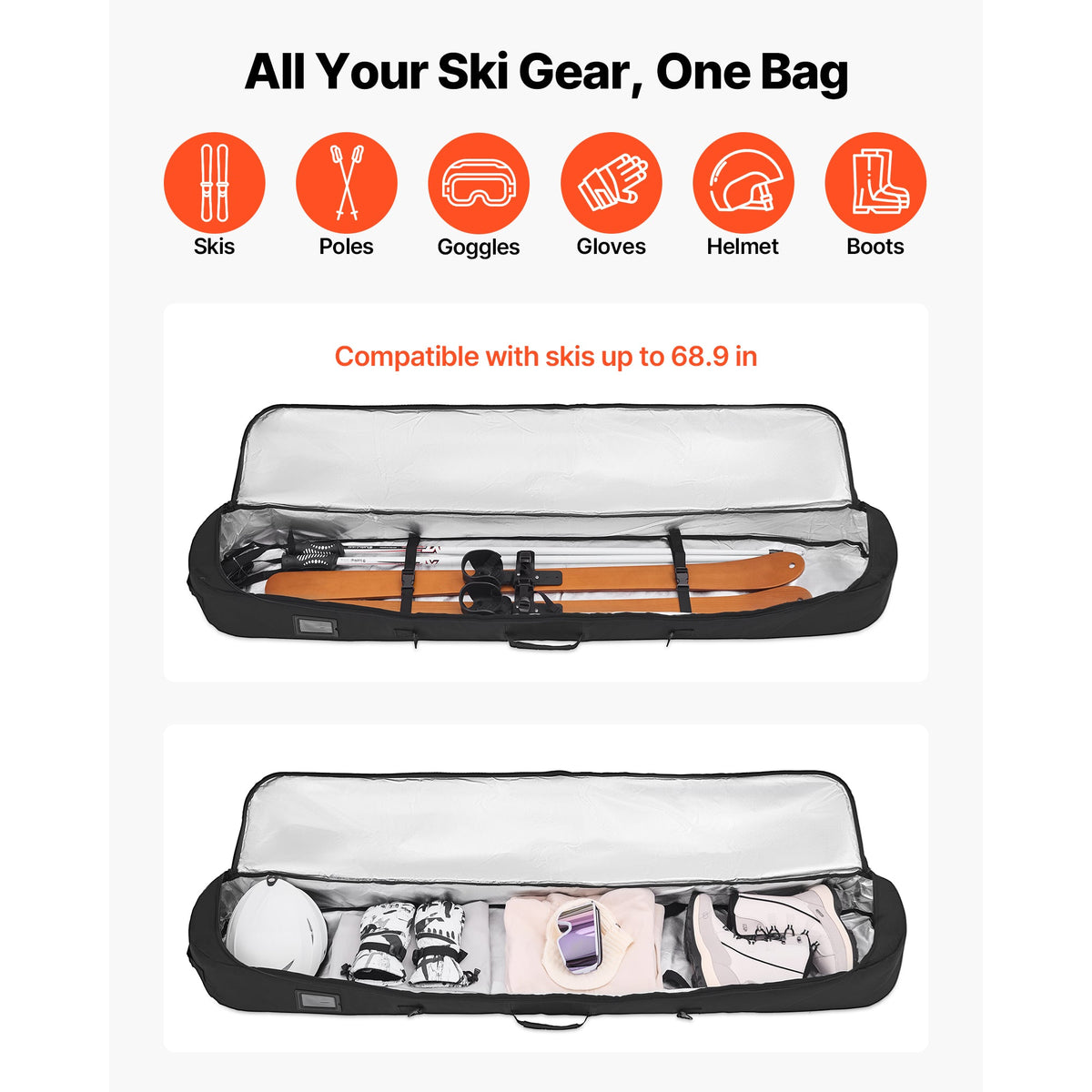 Snowboard & Ski Bag | Up to 65" (165 cm)