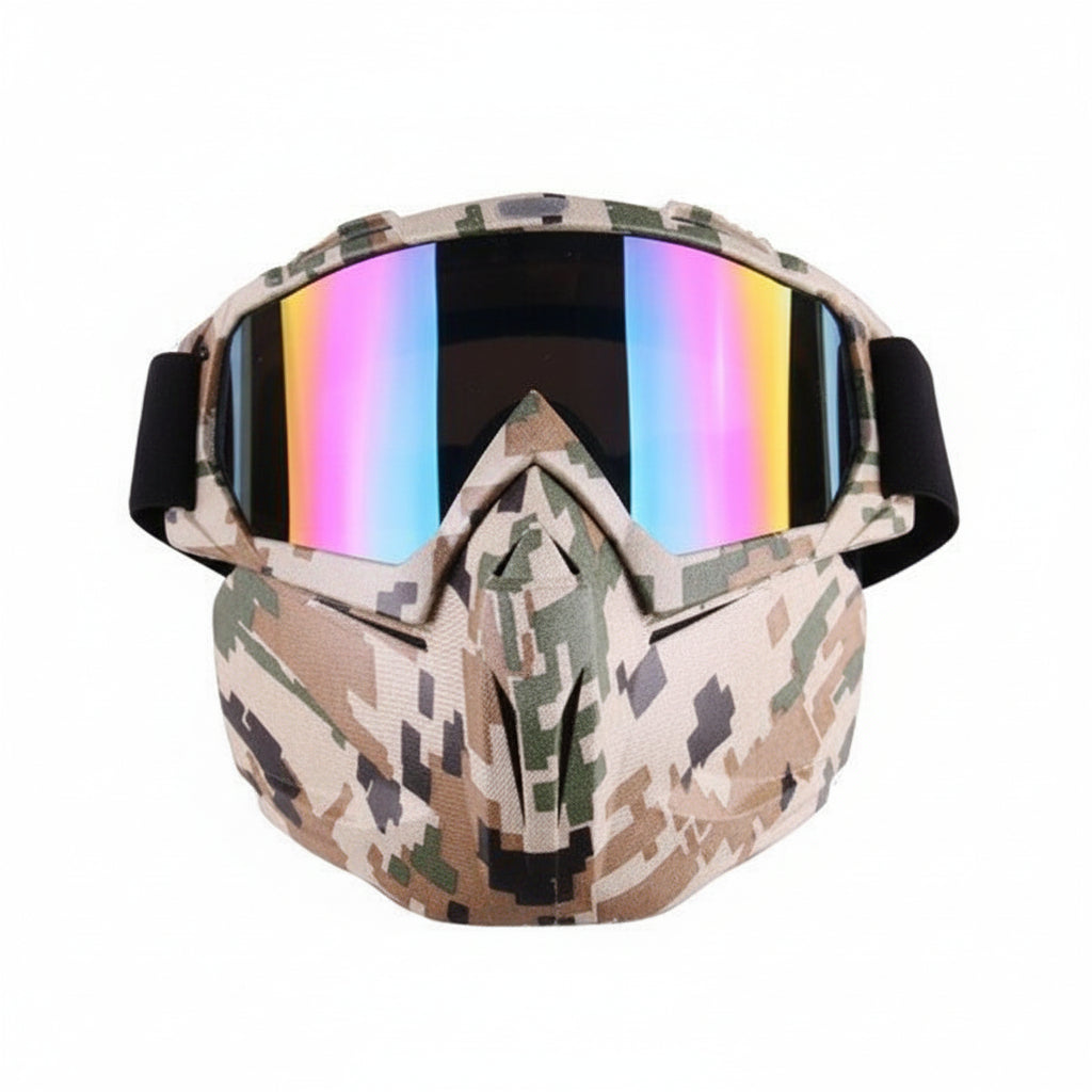 Ski & Snowboard Goggle with Face Mask