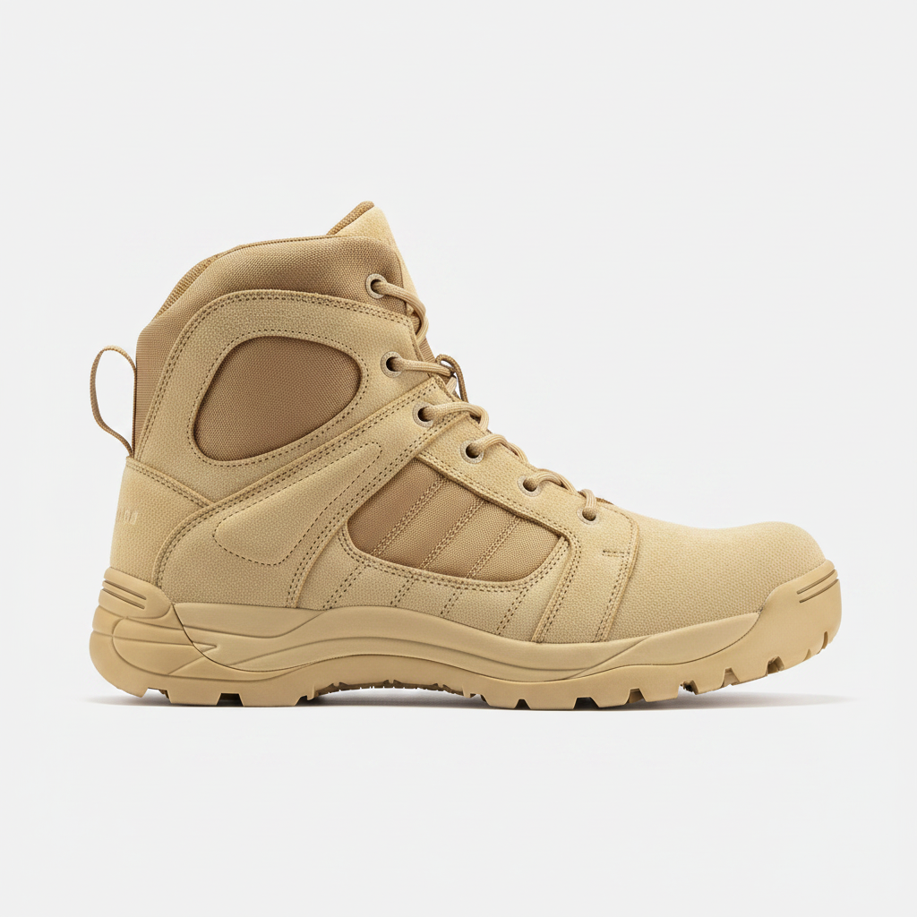 Botas Pro Sand Men's 6” Side Zipper Rubber Sole Tactical Boots | BMP110