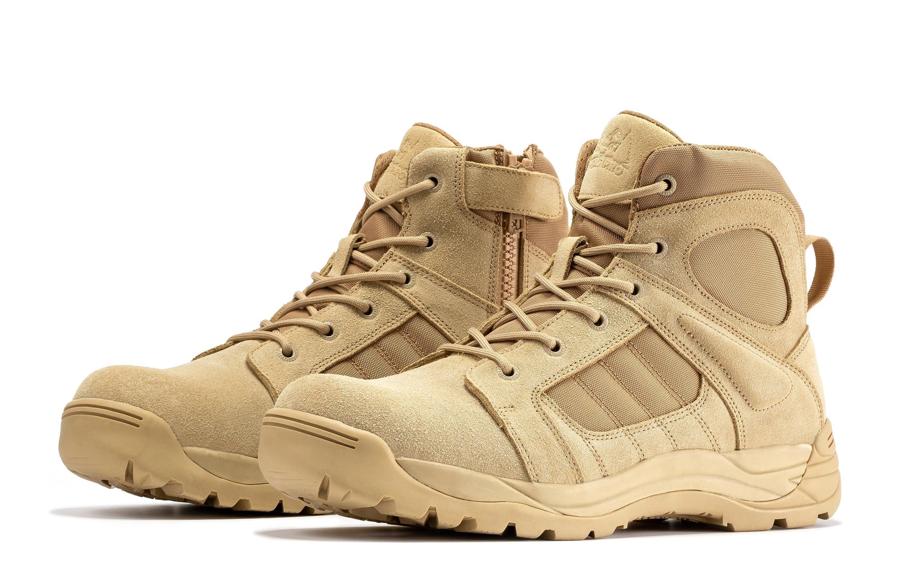 Botas Pro Sand Men's 6” Side Zipper Rubber Sole Tactical Boots | BMP110