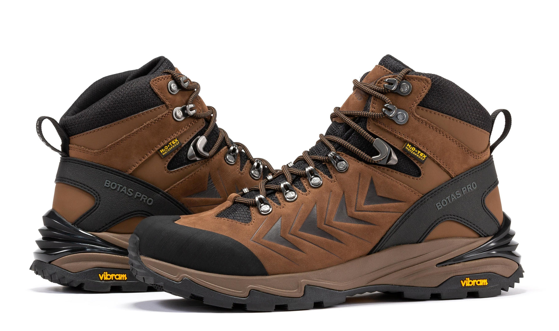 Botas Pro Brown 6” Waterproof Hiking Boots with VIBRAM® Outsole | BP22121