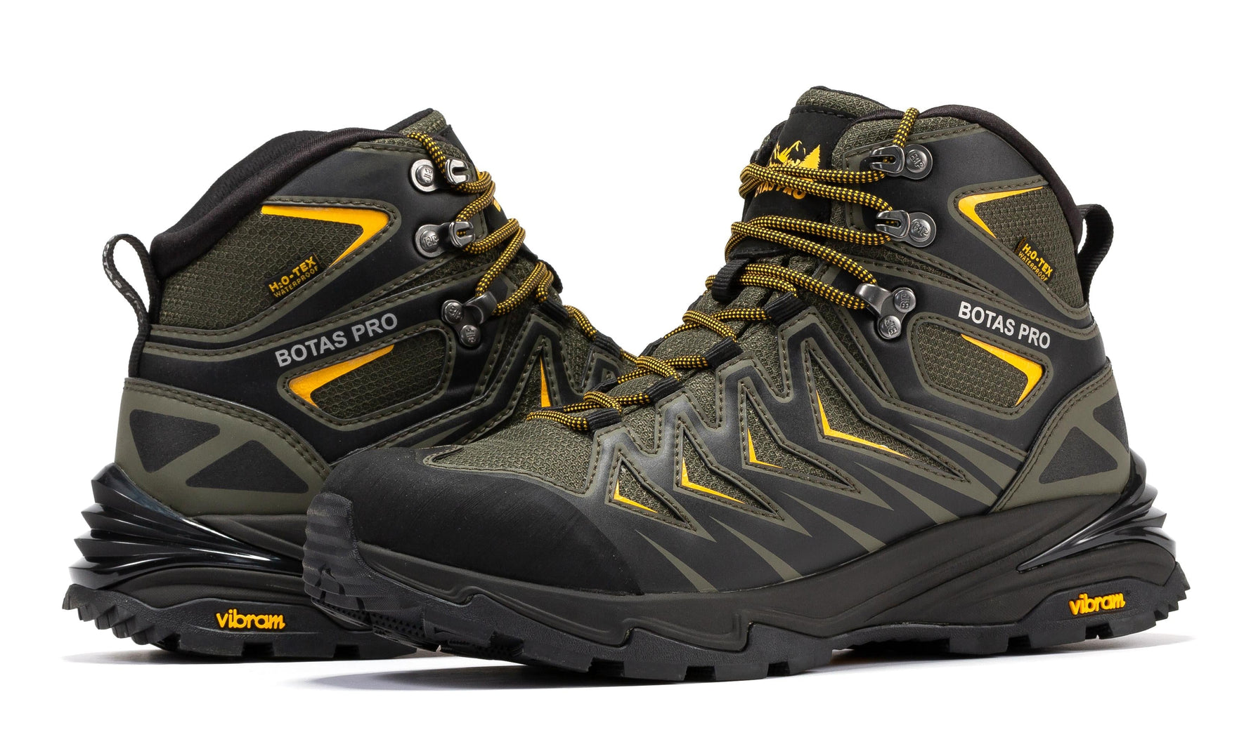 Botas Pro Metallic Green 6” Waterproof Hiking Boots with VIBRAM® Outsole | BP22111