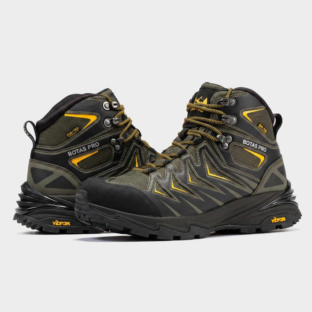 Botas Pro Metallic Green 6” Waterproof Hiking Boots with VIBRAM® Outsole | BP22111