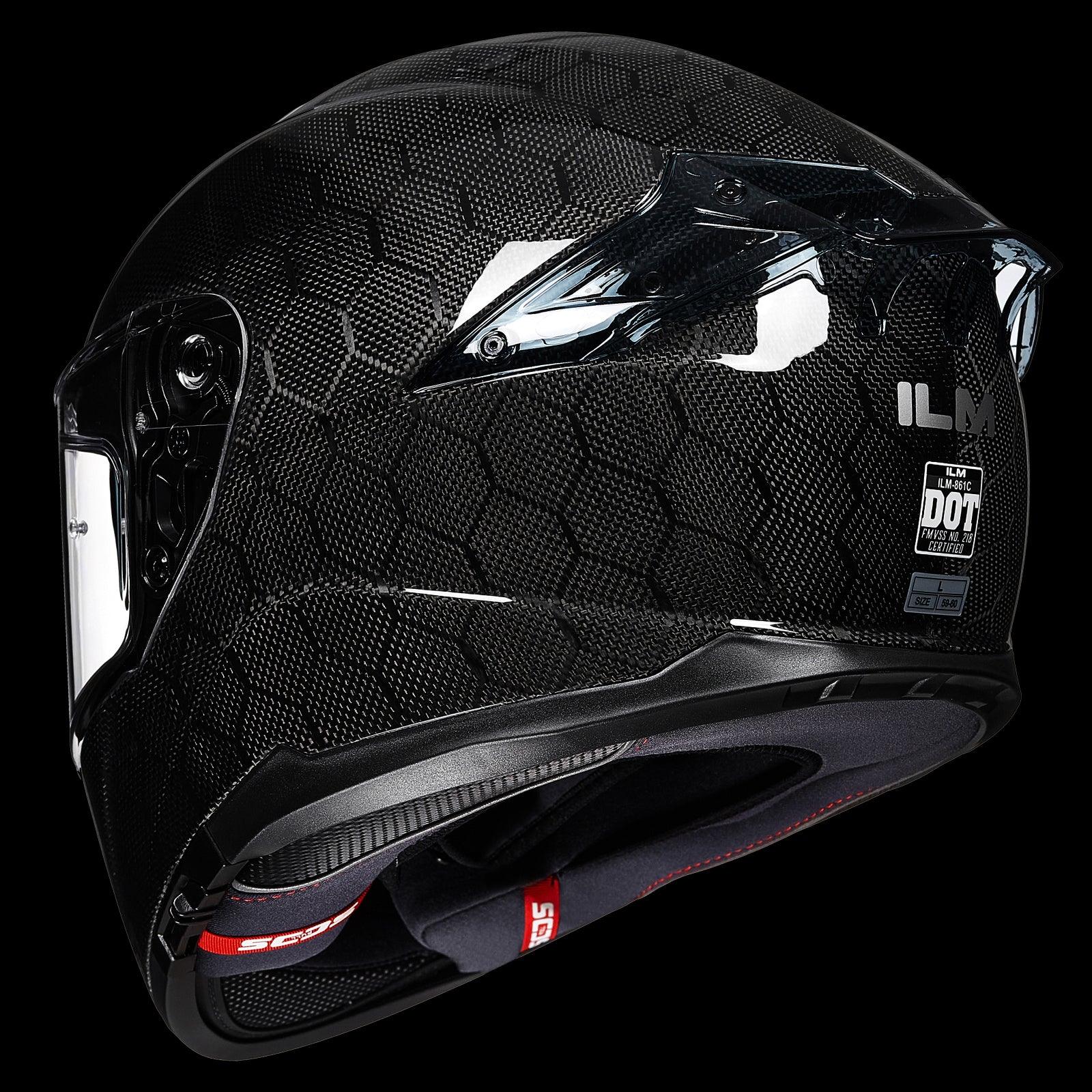 ILM Full Face Motorcycle Carbon Fiber Helmet | 861C