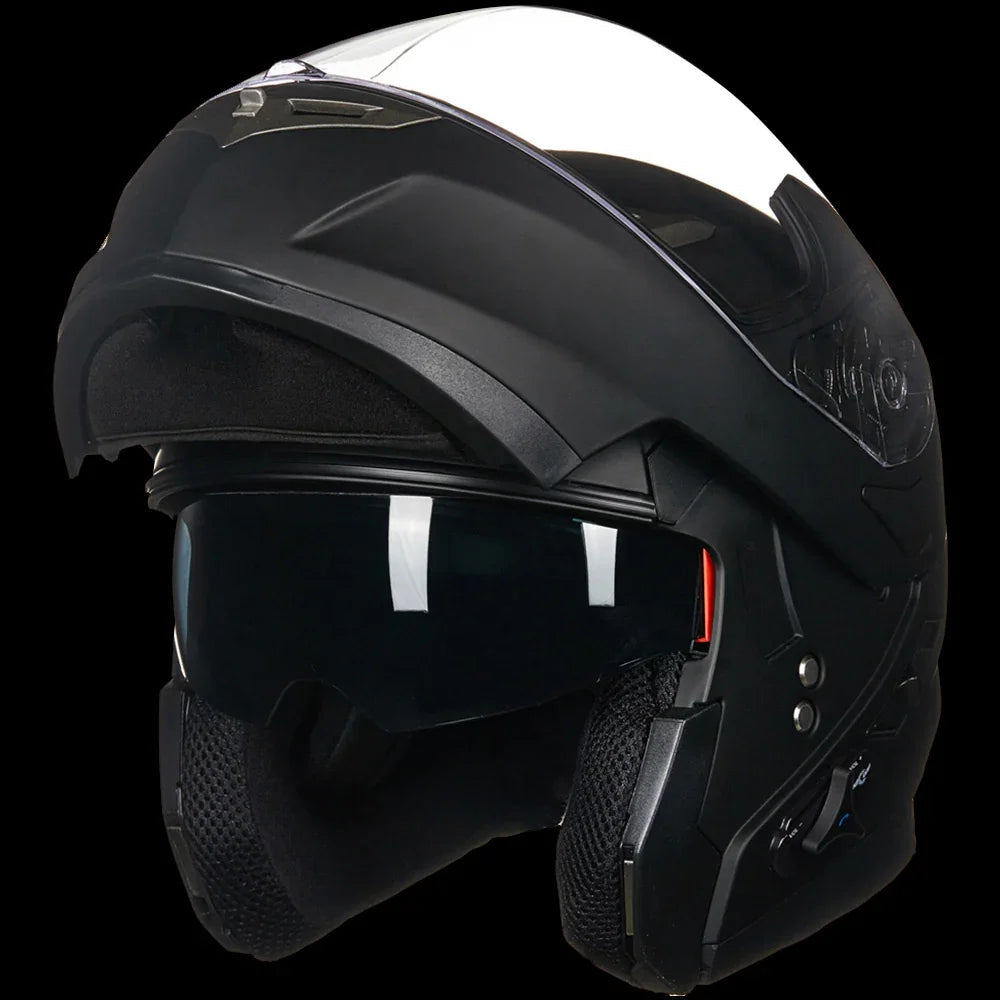 ILM Bluetooth Integrated Modular Flip-Up Full Face Motorcycle Helmet | Model 953PRO