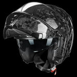 ILM Carbon Fiber Motorcycle Modular Helmets DOT ECE | Model MF529F