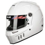 ILM Snell SA2020 Approved Auto Racing Lightweight Fiberglass Full Face Helmets | Model 890