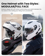 ILM Bluetooth Integrated Modular Flip Up Full Face Motorcycle Helmet | 953