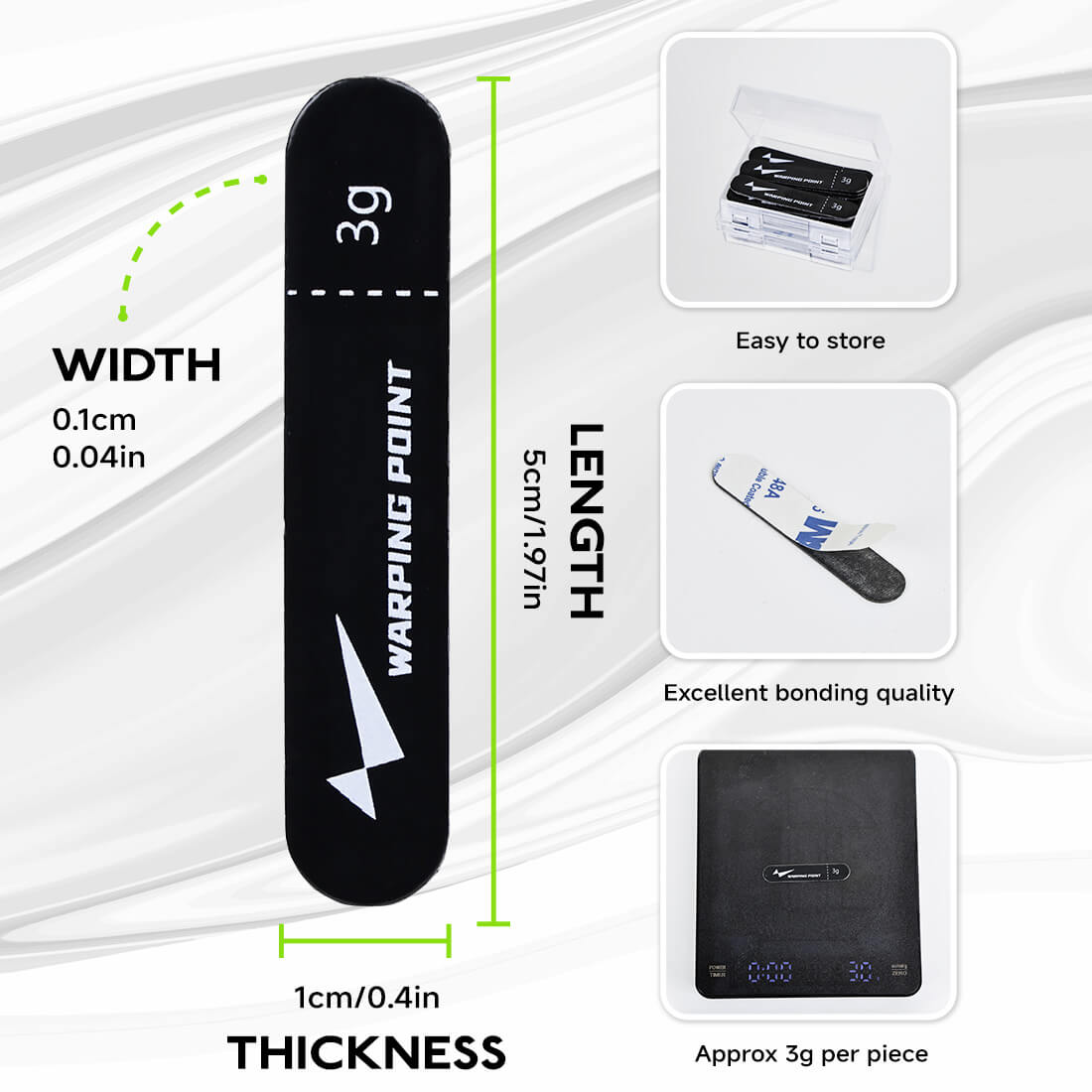 Pickleball Lead Tape | Black