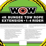 WOW Watersports 4K Bungee Tow Rope Extension