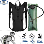 iMounTEK Tactical Hydration Pack 3L Water Bladder | Adjustable Water Drink Backpack