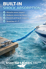 Premium Flat Bungee Line | Stretches 4-7' (2PK)