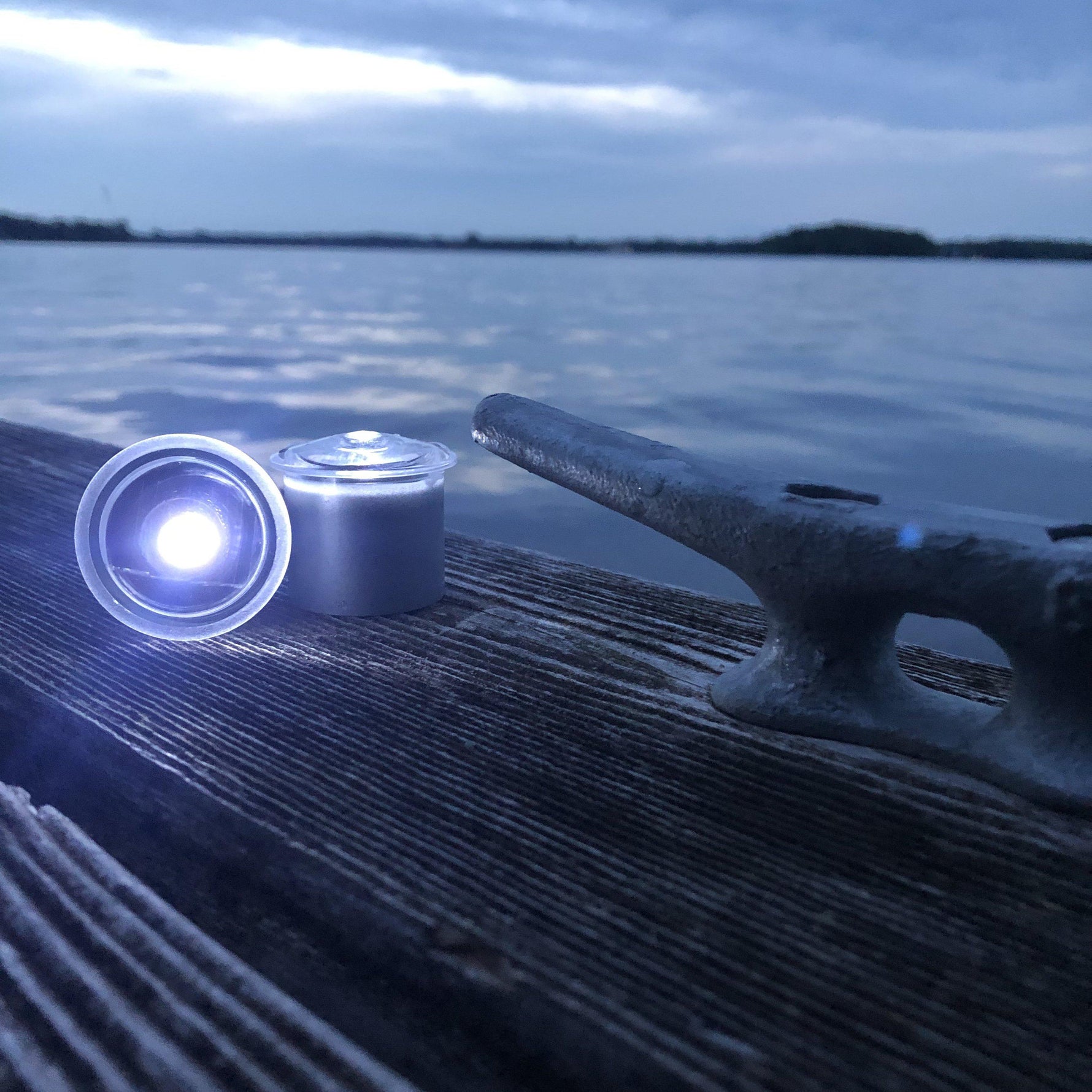 LED Dock & Deck Pods | Solar Powered Light Dots