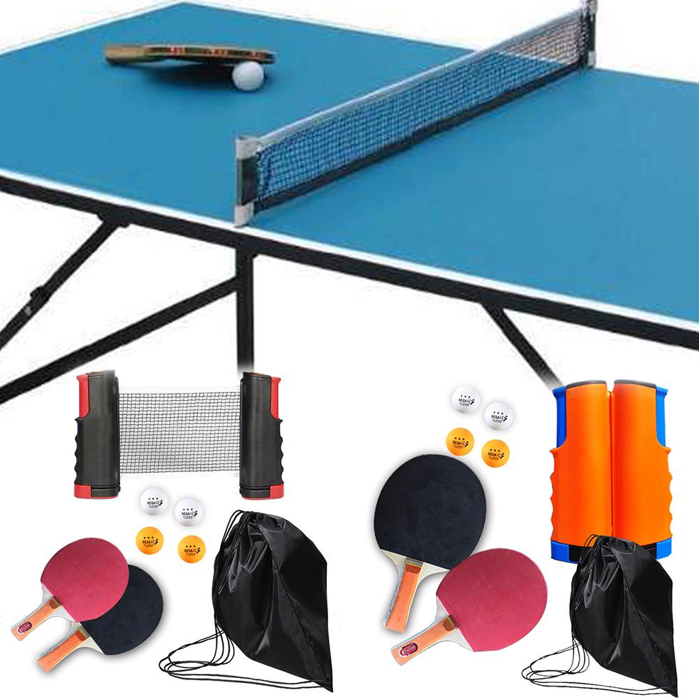 Portable Table Tennis Racket Set