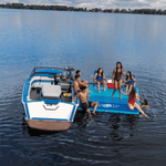 WOW Watersports 10'x8'x6" Drop Stitch Vacation Station Dock with Handles