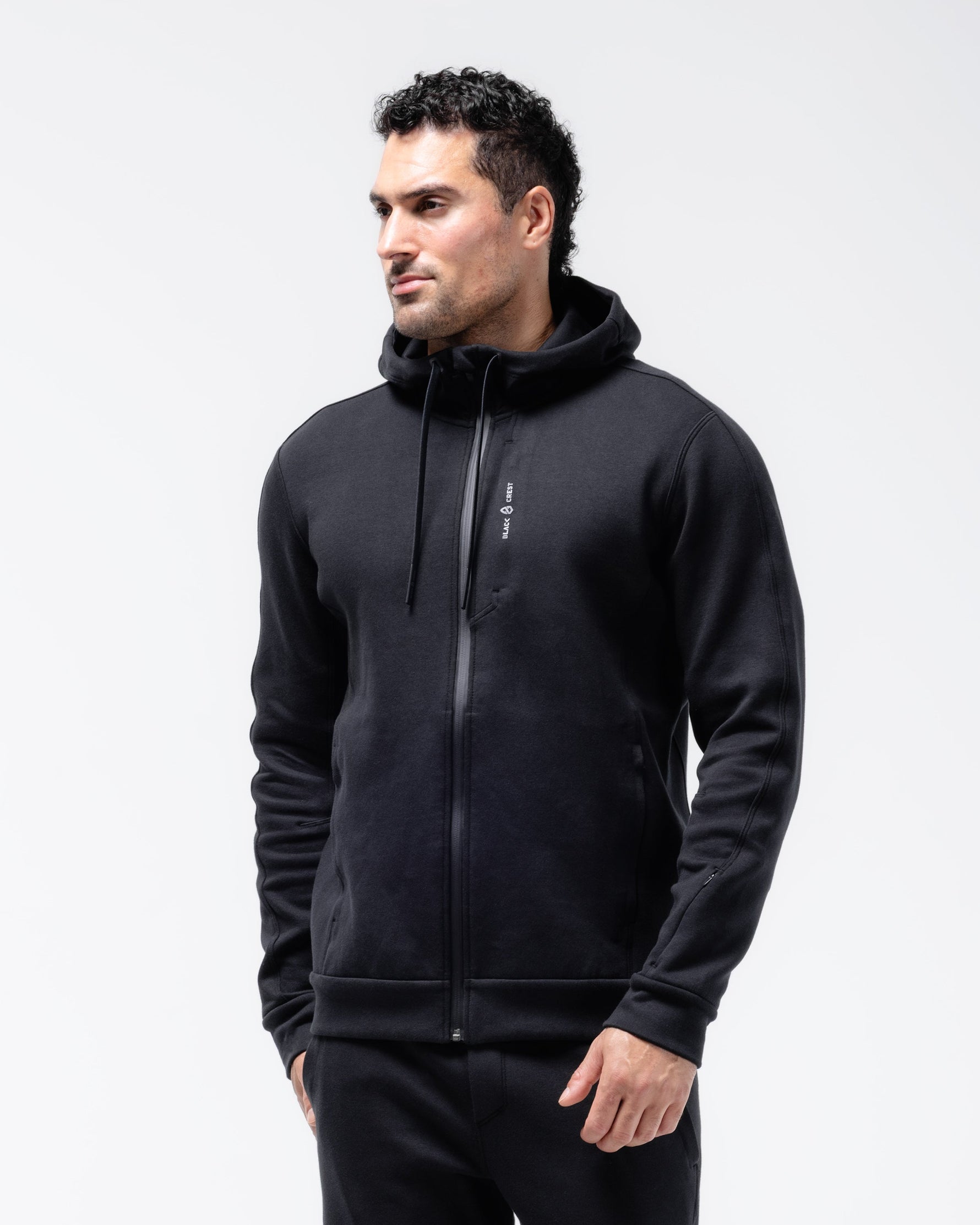 Velocity Full Zip Hoodie Black