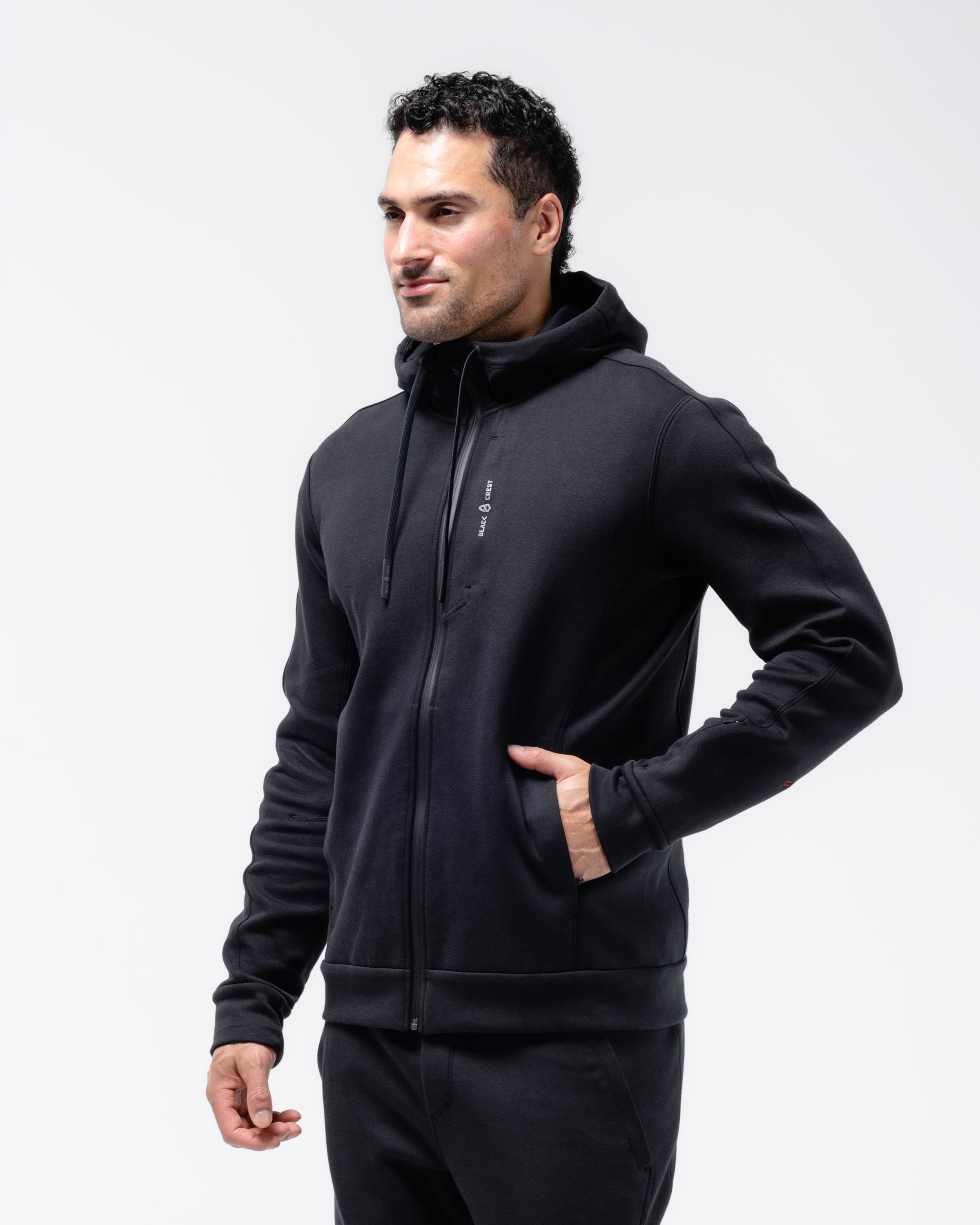 Velocity Full Zip Hoodie Black