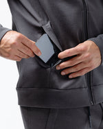 Velocity Full Zip Hoodie | Grey