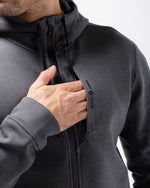 Velocity Full Zip Hoodie | Grey
