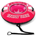 Heavy-Duty Inflatable Snow Tube with Detachable Tow Strap | 42"