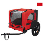 Pet Bike Trailer with Foldable Steel Frame | Small & Medium Pets