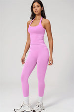 The Empower Halter Crop Top Leggings 2-Piece Set