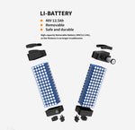 20x4.0" Foldable Fat Tire Electric Bike 48V 12.5AH Extended Range Dual Disc Brakes with Fenders
