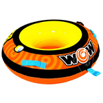 WOW Watersports Lil' Skipper 1 Person Towable with Fast Inflate and Built-In Cup Holder