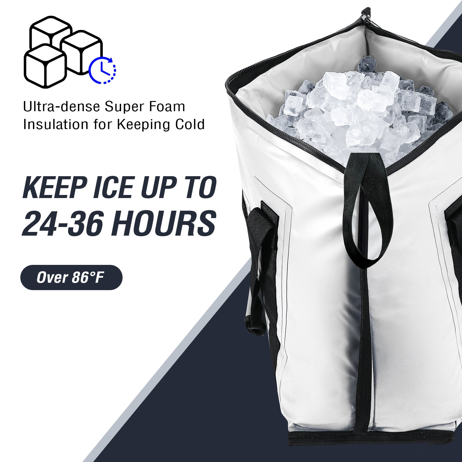 Fish Cooler Bag with Flat Bottom | 45QT