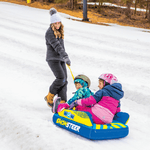 WOW Watersports SnowSteer Snow Sled with Lying Position for Easy Sledding