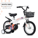 18" Sporty Kids Bike with Training Wheels and Stand Adjustable Saddle | Aged 5-10 Years (Tall Height 39-49")