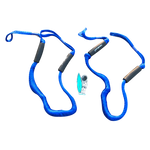 NautiCurl Bungee Boat Ropes | Shock Absorbing (2 Ropes)