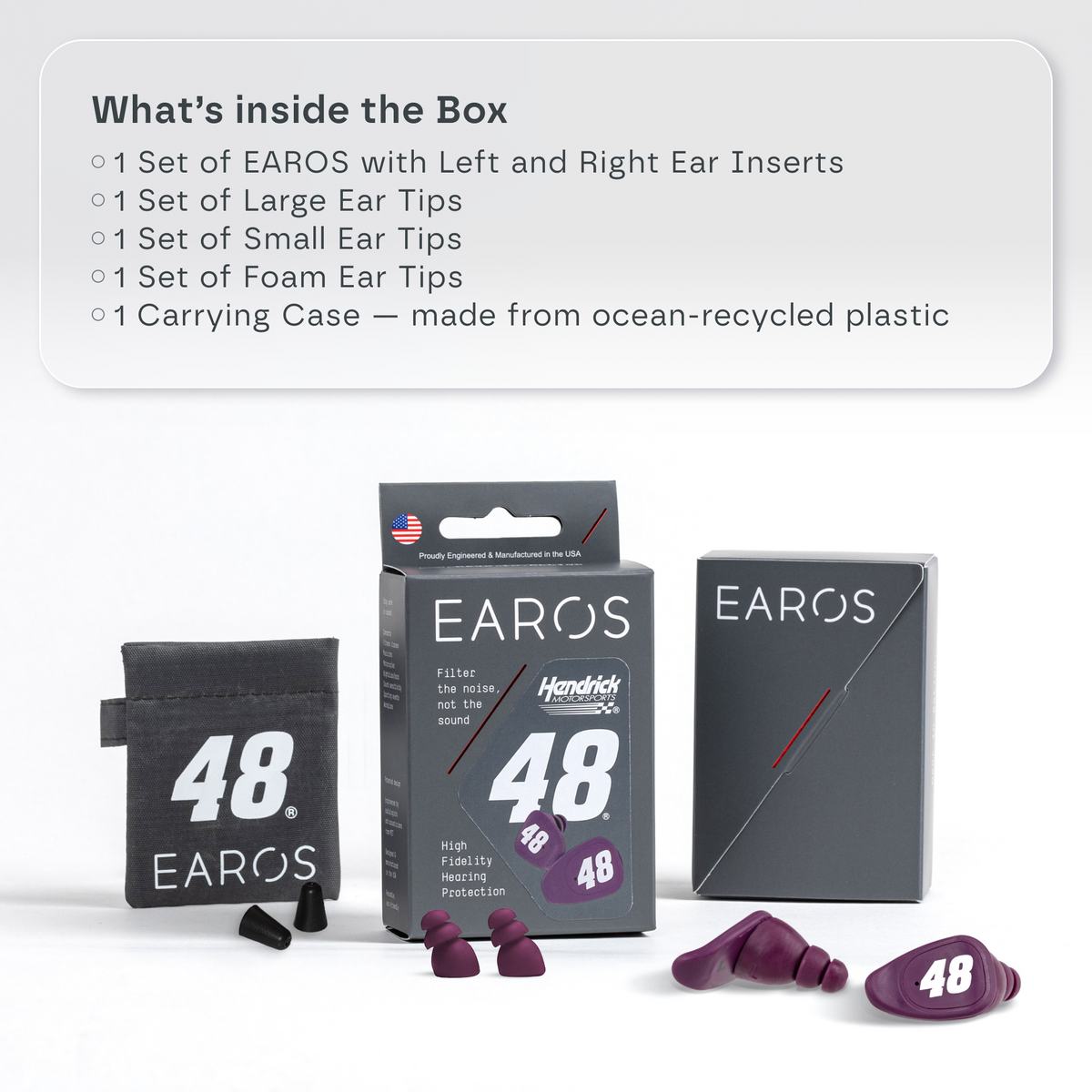 EAROS x Hendrick Motorsports® Earplugs