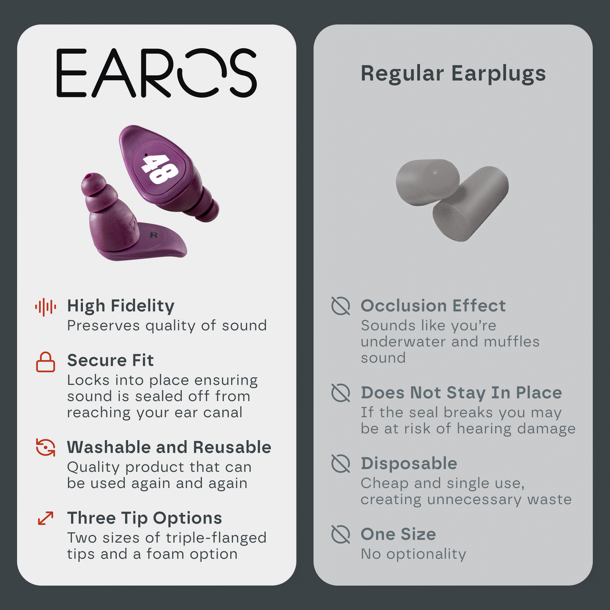 EAROS x Hendrick Motorsports® Earplugs
