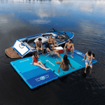 WOW Watersports 10'x8'x6" Drop Stitch Vacation Station Dock with Handles