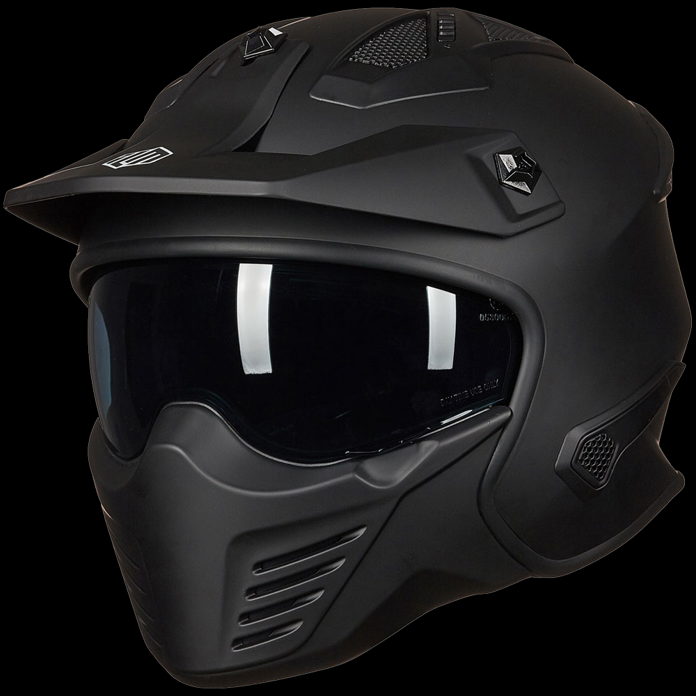 ILM Open Face Motorcycle 3/4 Half Helmet | Model 726X
