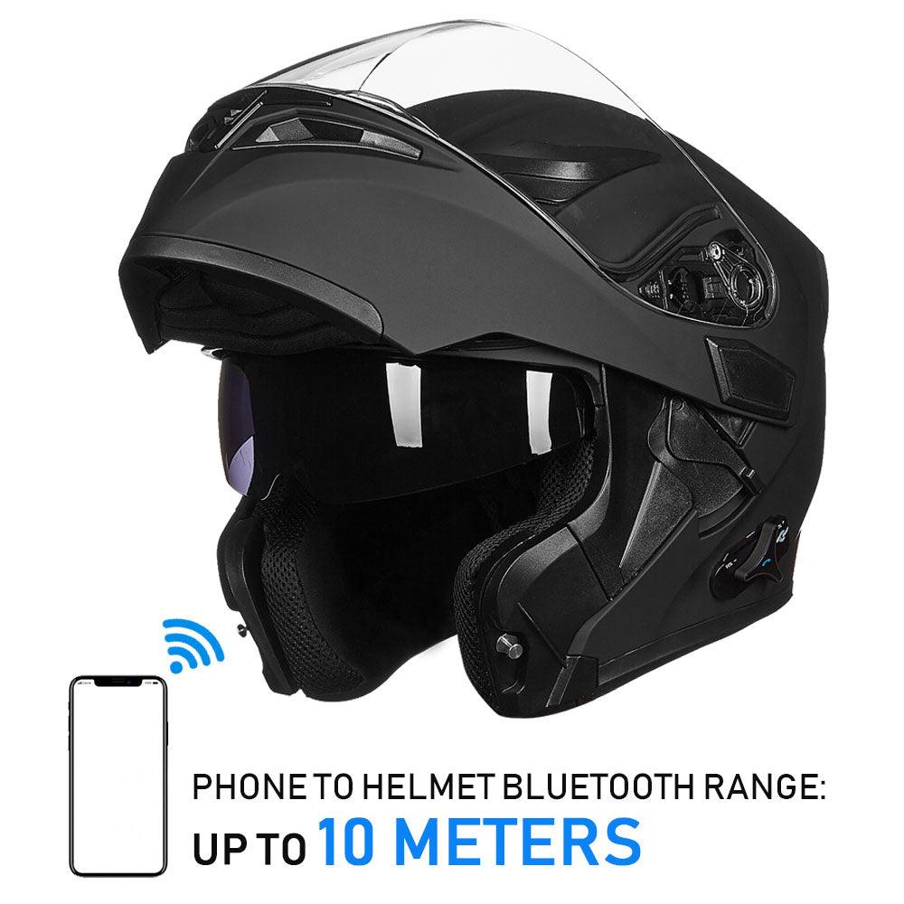 ILM Modular Flip Up Full Face Bluetooth Motorcycle Helmet | 902BT
