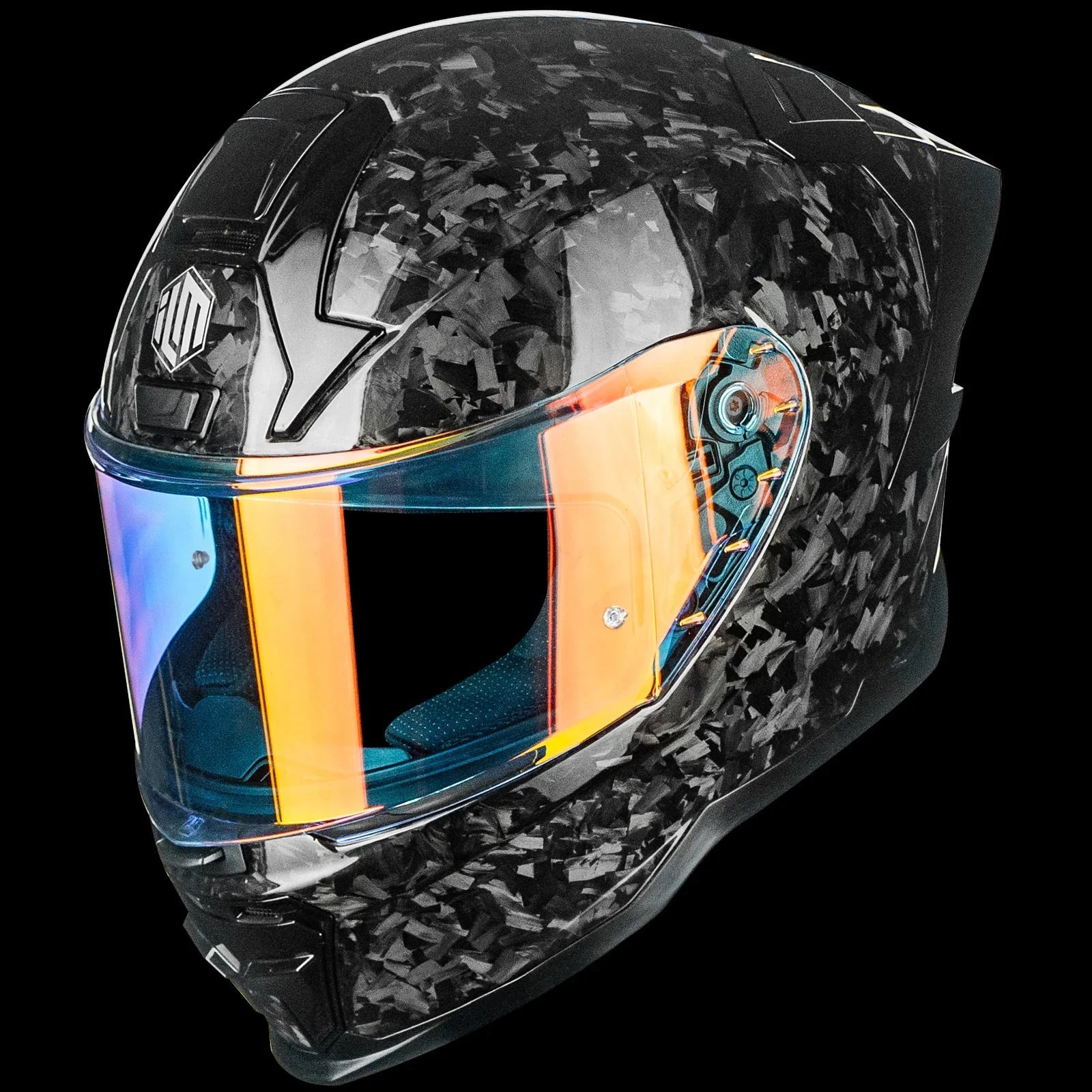 ILM Carbon Fiber Motorcycle Helmets Full Face Racing Helmet | MF577P
