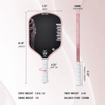Rhythm Hybrid Pickleball Paddle | Pink