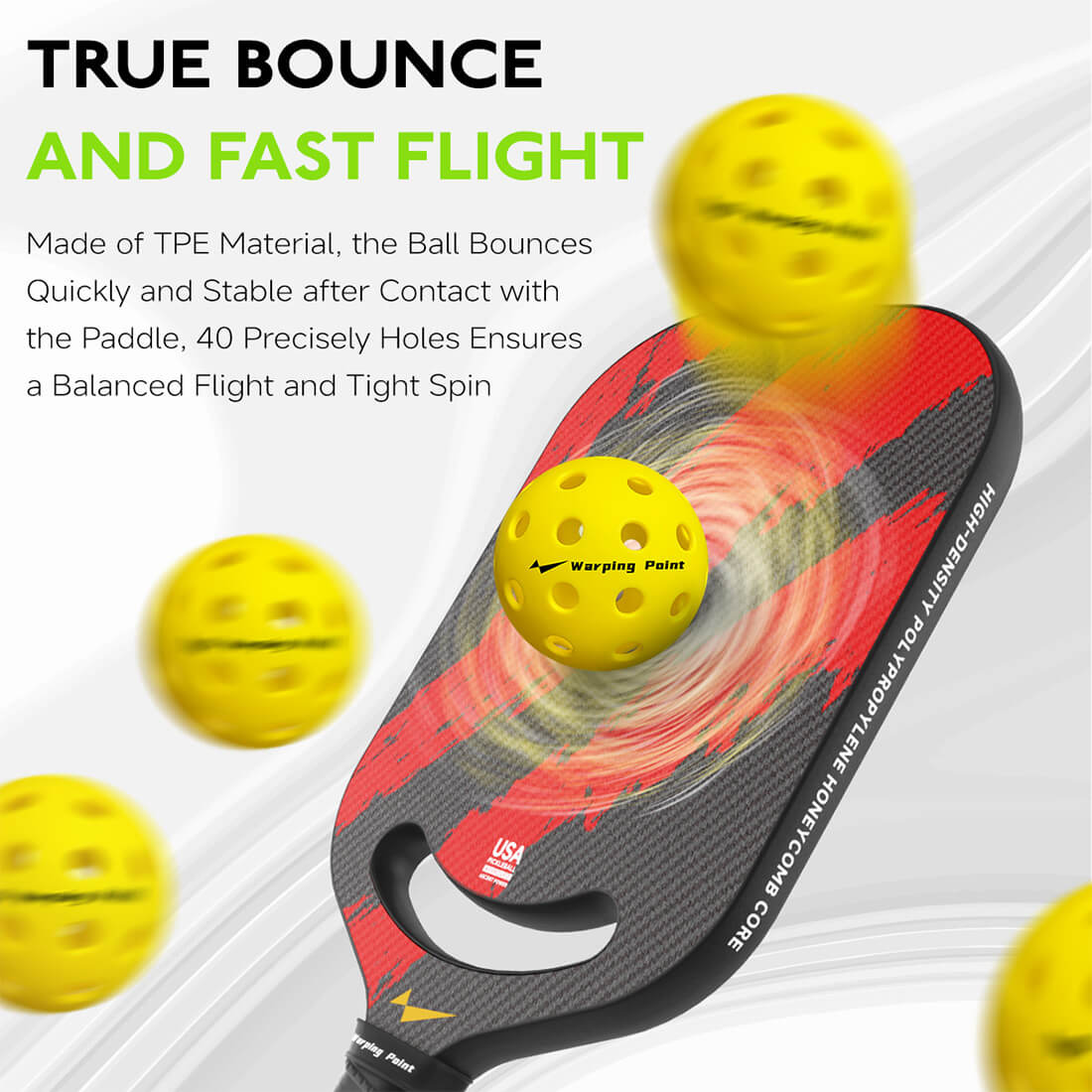 Outdoor Practice Pickleballs | Yellow