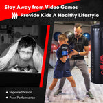 Junior Punching Boxing Set 40 LBS with Jump Rope and Gloves