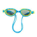 Palantic Jr. Silicone Swim Goggles w/ UV Tinted Lenses | Blue/Yellow