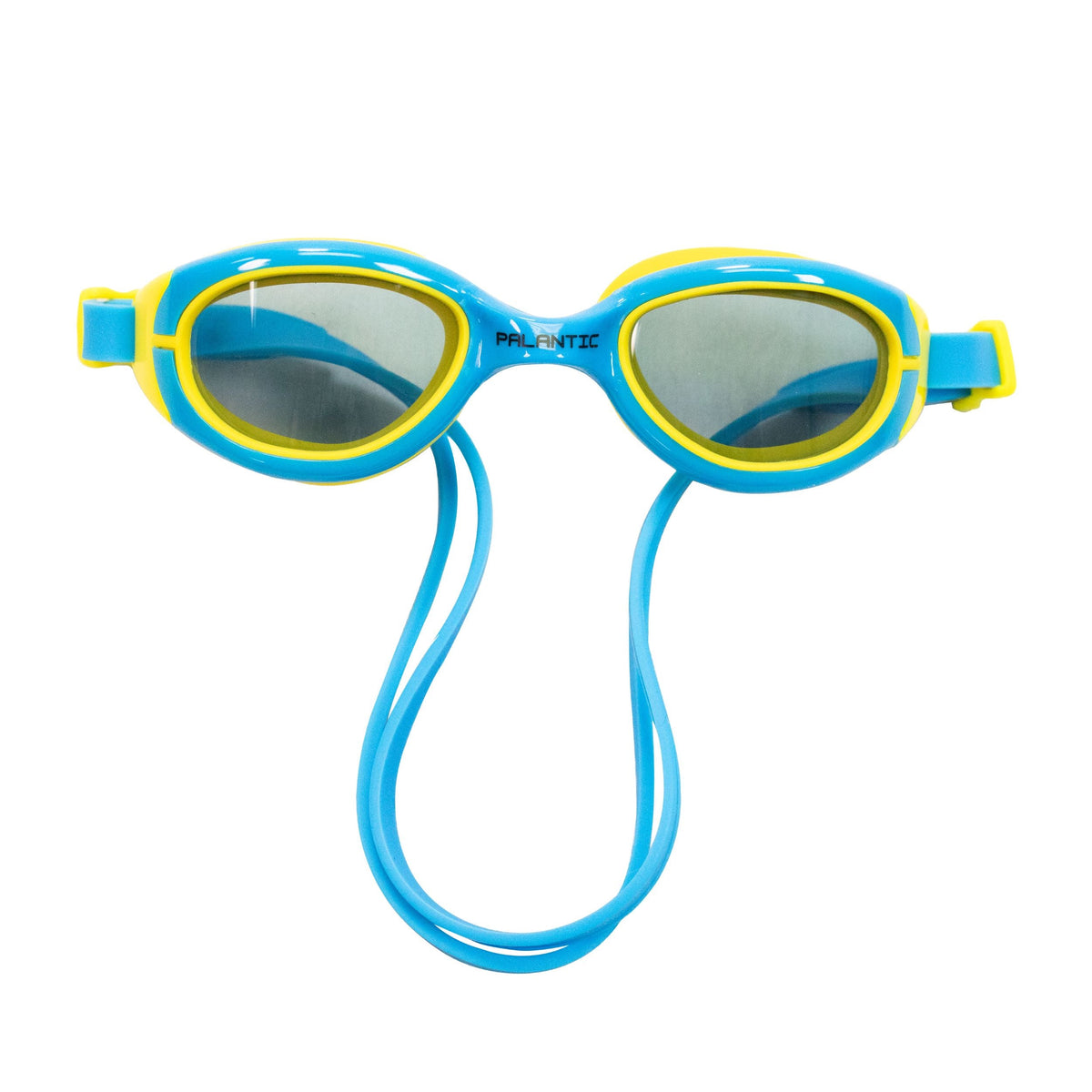 Palantic Jr. Silicone Swim Goggles w/ UV Tinted Lenses | Blue/Yellow