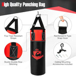 Kids Hanging Punching Bag Set with Punching Gloves Black | 11 LBS
