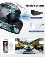 ILM Full Face MIPS Motorcycle Helmet | 129M